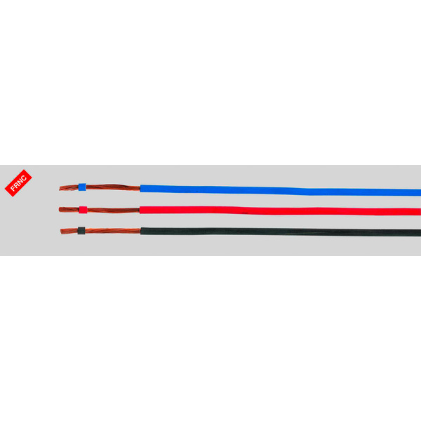 Helukabel 51396 Fil de câblage H05Z-K 1 x 0.75 mm² rouge, blanc 100 m