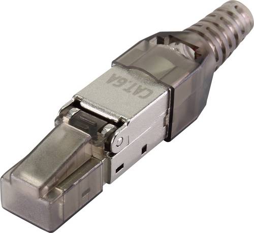 Renkforce CAT6A Feldkonfektionsstecker RF-4538312 Stecker, gerade Polzahl Sensoren 8P8C S