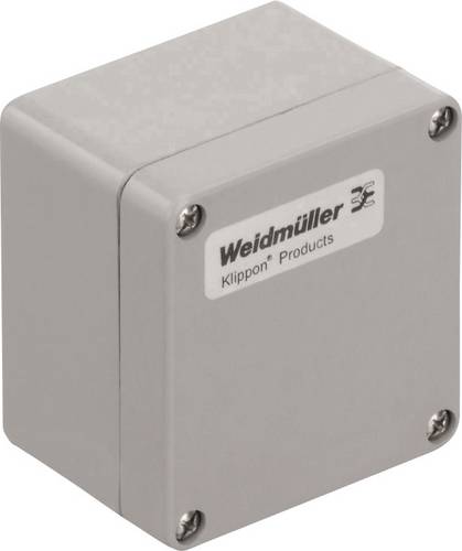 Weidmüller KLIPPON POK 080806 Universal-Gehäuse 80 x 75 x 55 Polyester Silber-Grau 1 St.