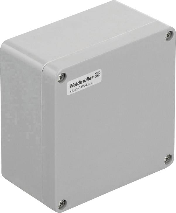 Weidmüller KLIPPON POK 161609 Universal-Gehäuse 160 x 160 x 90 Polyester Silber-Grau 1St.