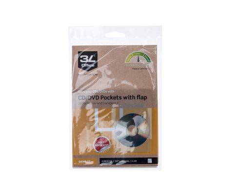 Biella CD Tasche Polypropylen Weiß 1 St. (B x T) 127 mm x 127 mm 56832-10