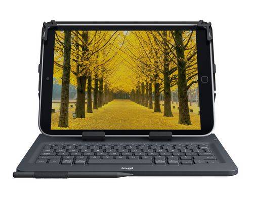 Logitech Tablet-Tastatur mit Hülle Passend für Marke (Tablet): Universal