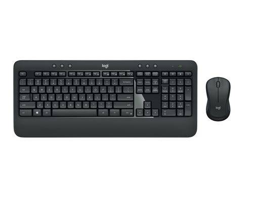 Logitech MK540 Advanced Funk Tastatur, Maus-Set Spritzwassergeschützt Schweiz, QWERTZ Schwarz