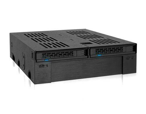 ICY Dock ExpressCage MB322SP-B - Mobiles Speicher-Rack - 5,25"" bis 3,5"" / 2,5"" (13,3 cm bis 8,9/6,4 cm)