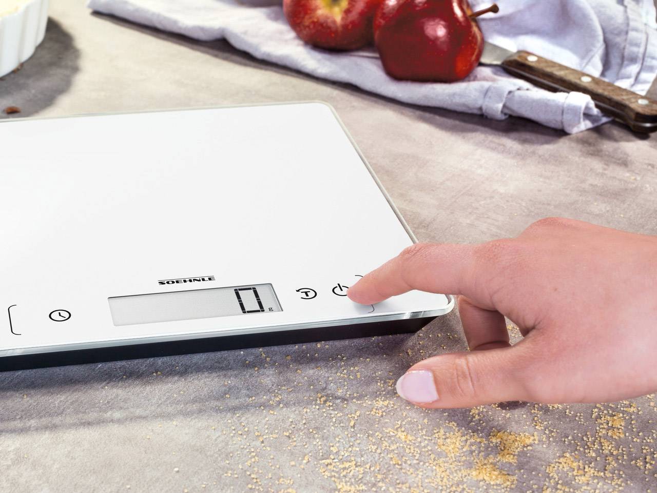 Soehnle KWD Page Comfort 400 Digitale Küchenwaage Wägebereich (max.)=10 kg Weiß
