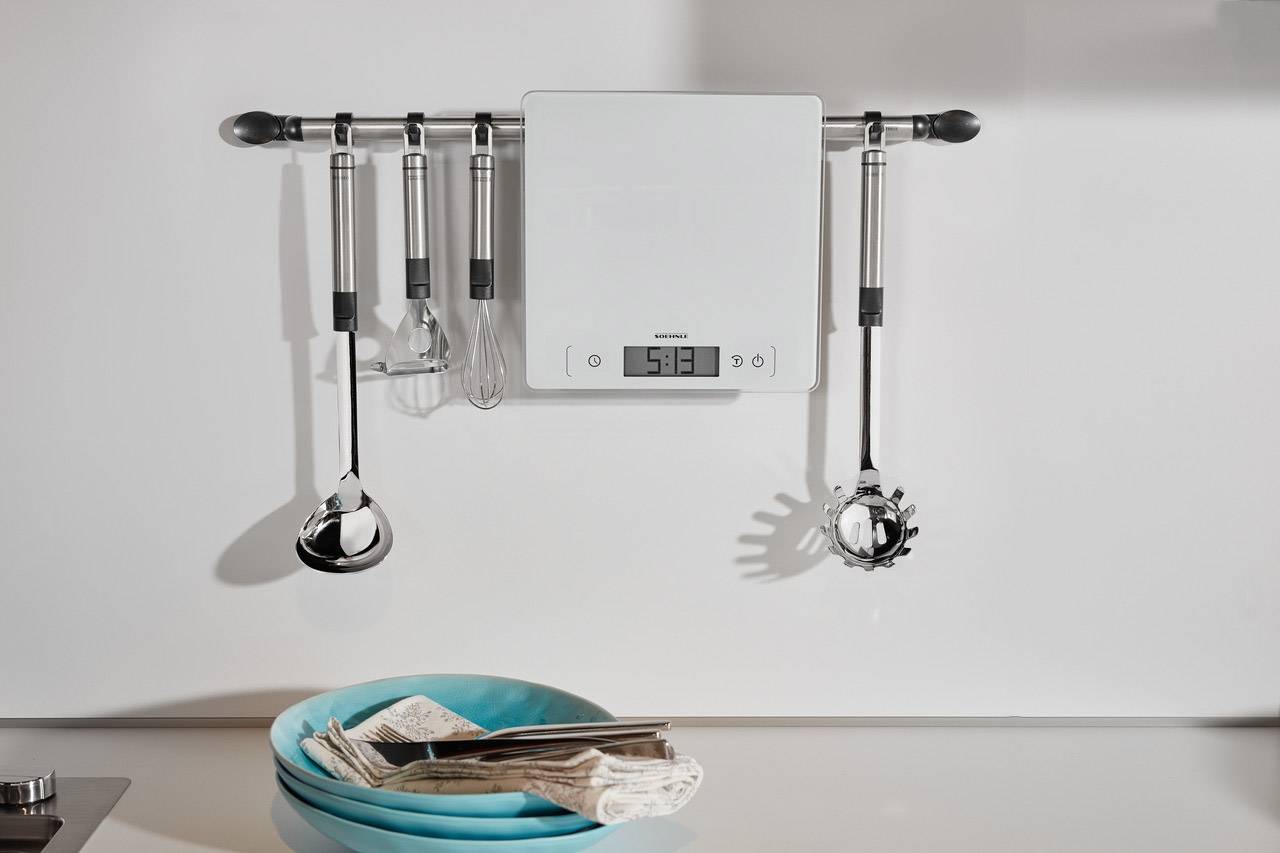 Soehnle KWD Page Comfort 400 Küchenwaage digital Wägebereich (max.)=10 kg Weiß 220 x 220 x 18