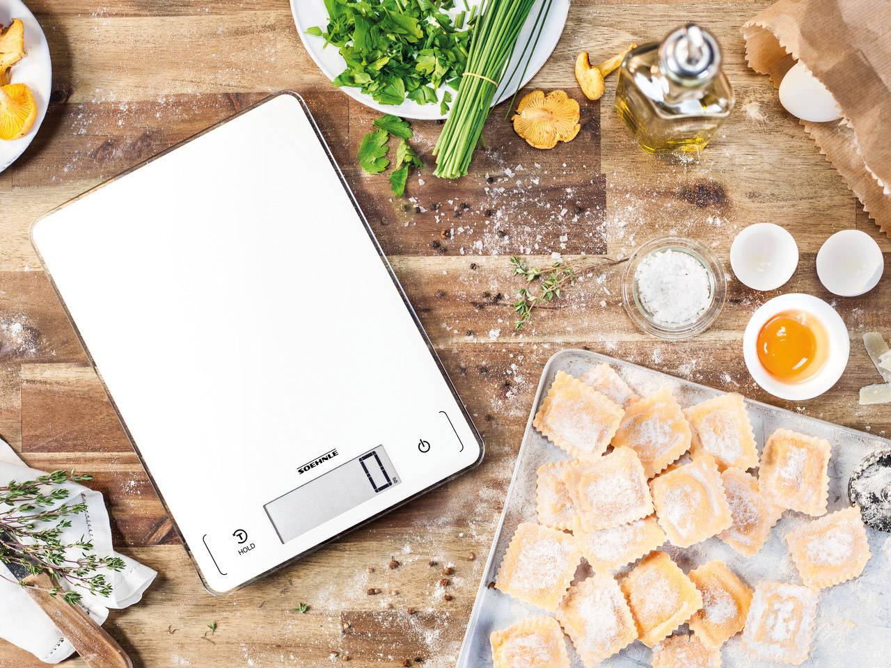 Soehnle KWD Page Profi 300 Küchenwaage digital Wägebereich (max.)=20 kg Weiß 270 x 200 x 19