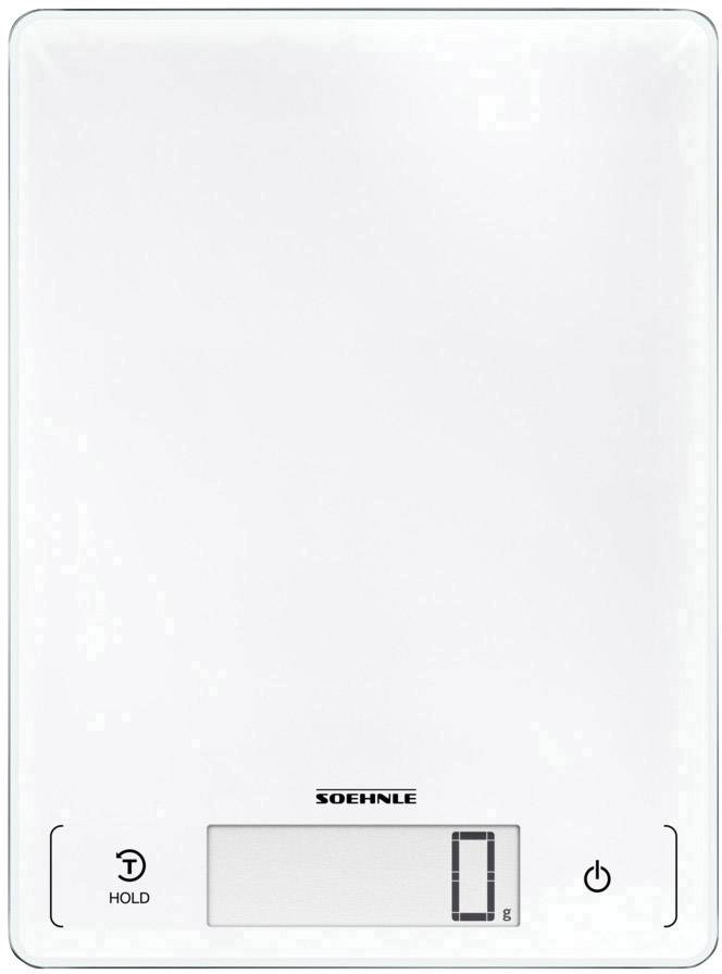 Soehnle KWD Page Profi 300 Küchenwaage digital Wägebereich (max.)=20kg Weiß 270 x 200 x 19