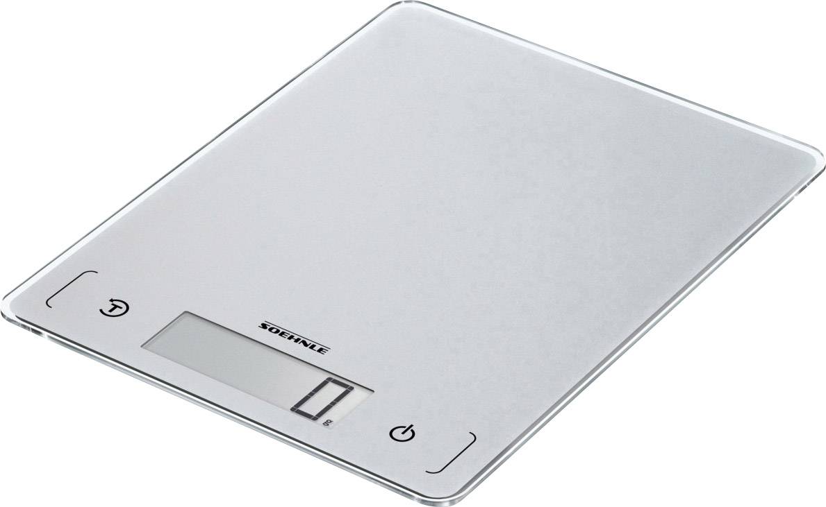 Soehnle KWD Page Comfort 300 Slim Digitale Küchenwaage Wägebereich (max.)=10 kg Silber-Grau