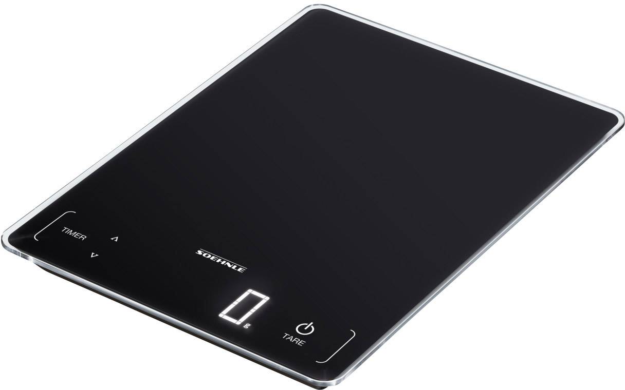 Soehnle KWD Page Profi 100 Küchenwaage digital Wägebereich (max.)=15kg Schwarz 240 x 175 x 18