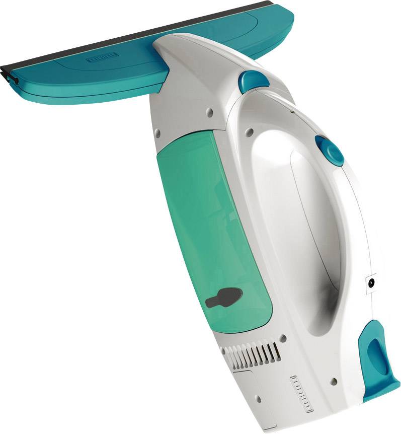 Leifheit Dry&Clean mit Stiel Fenstersauger Weiß, Grün