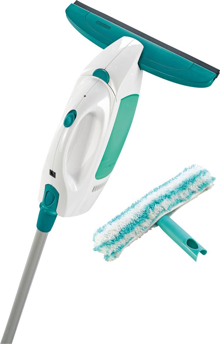 Leifheit Dry&Clean Set VS Fenstersauger Weiß, Grün