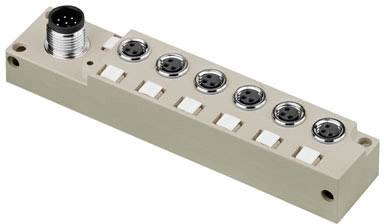Weidmüller SAI-6-S 3P M8L OL SO 1022870000 Sensor/Aktorbox passiv M12-Verteiler mit Kunststoffgewinde 200St.
