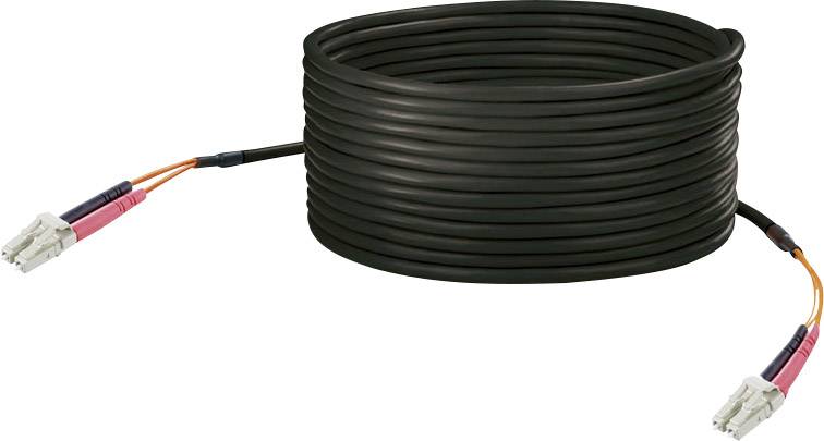 Weidmüller 8993140000 Glasfaser LWL Anschlusskabel 180.00m Schwarz [1x ST-Stecker - 1x ST-Stecker]