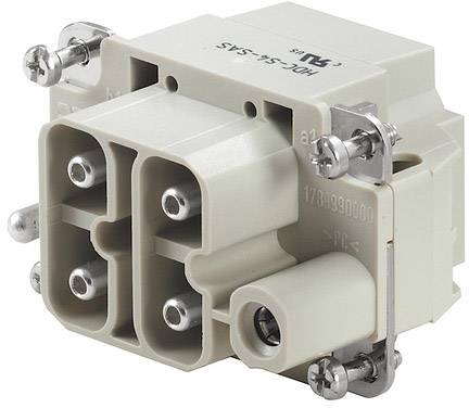 Weidmüller 1789990000 Buchseneinsatz 4 + PE Axialschraubanschluss 1St.