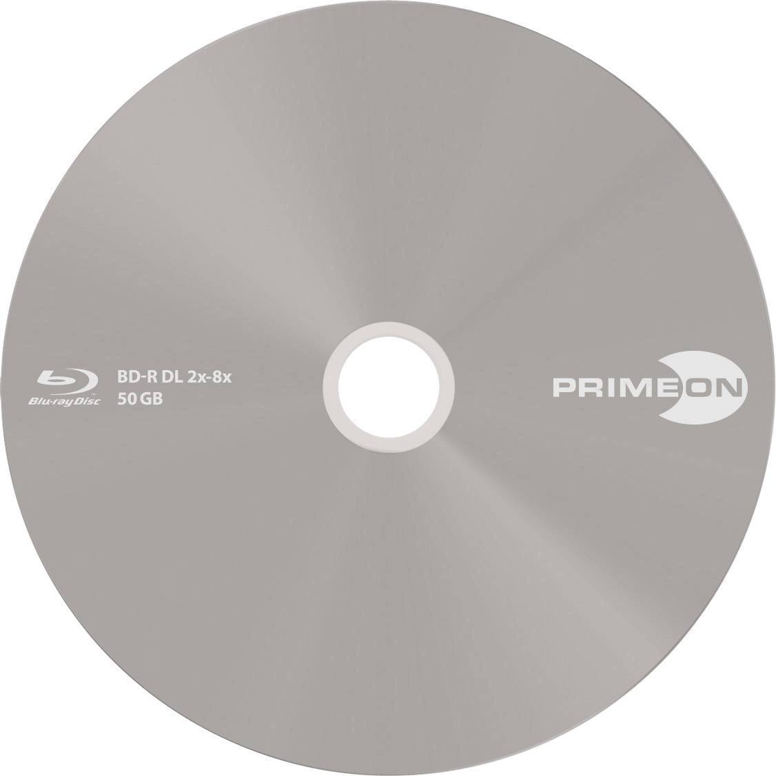 Primeon 2761318 Blu-ray BD-R DL Rohling 50GB 25 St. Spindel Antikratzbeschichtung