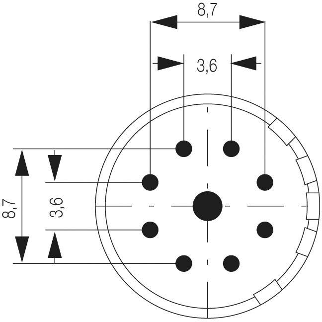 Weidmüller 1224490000 Steckereinsatz 9 Löten 1St.