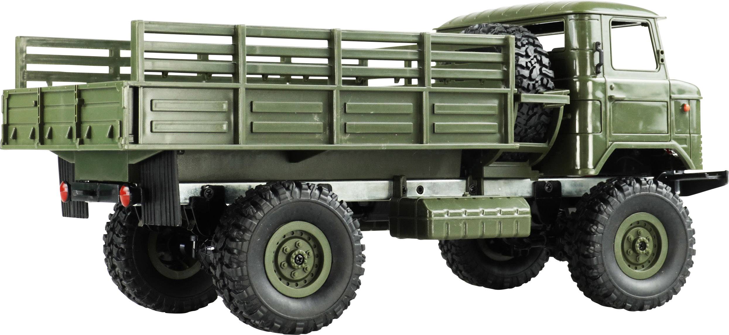 Amewi GAZ-66 Grün Brushed 1:16 RC Modell-LKW Elektro LKW Allradantrieb (4WD) RtR 2,4 GHz inkl. Akku und Ladekabel