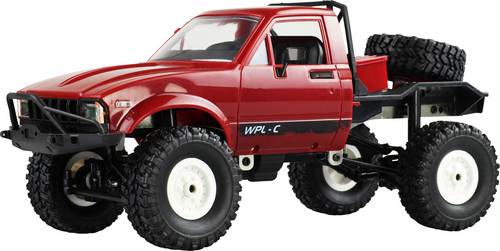 Amewi Pick-Up Truck Rot Brushed 1:16 RC Modellauto Elektro Geländewagen Allradantrieb (4WD) RtR 2,4