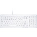 Active Key AK-C7000F Medical Key Funk Hygiene-Tastatur Deutsch, QWERTZ, Windows® Weiß Silikonmembra
