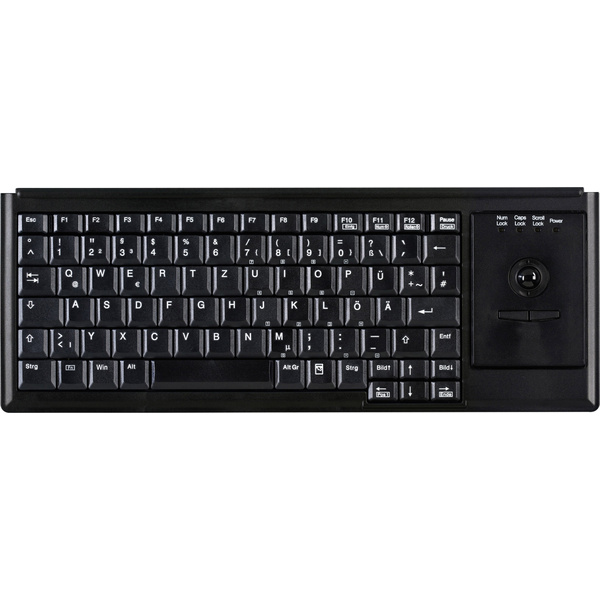 Active Key AK-4400-T IndustrialKey USB Tastatur Deutsch, QWERTZ, Windows® Schwarz Integrierter Trackball