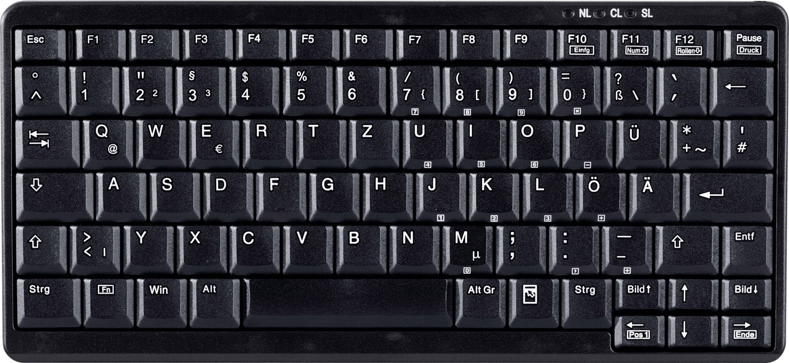 Active Key 4100 USB Tastatur Deutsch, QWERTZ Schwarz