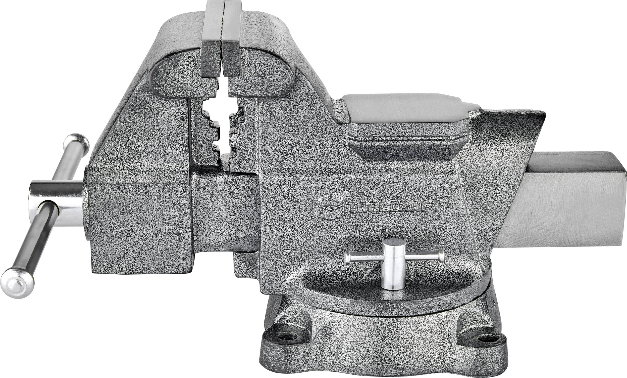 TOOLCRAFT TO-5342457 Schraubstockfuß TO-5342457 Backenbreite: 125mm Spann-Weite (max.): 150mm