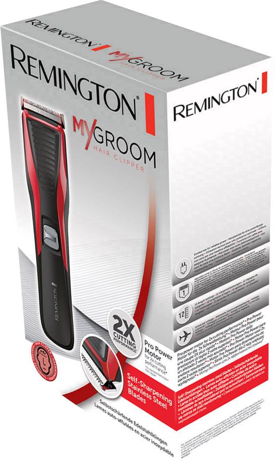 Remington HC5100 Haarschneider Schwarz, Rot