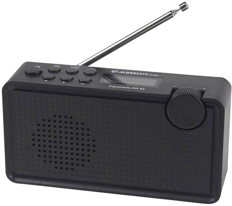 Albrecht DR 62 Kofferradio DAB+, UKW Schwarz