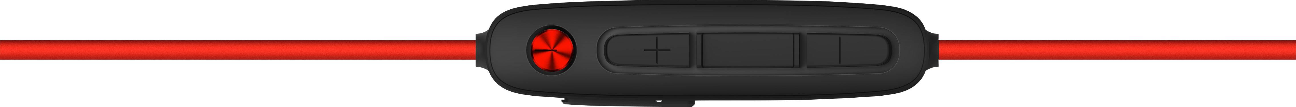 1more E1018 iBFree Sport Sport In Ear Kopfhörer Bluetooth® Rot Headset, Lautstärkeregelung, Schweißresistent, Wasserbeständig
