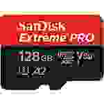 SanDisk Extreme Pro® microSDXC-Karte 128 GB Class 10, UHS-I, UHS-Class 3, v30 Video Speed Class A2-Leistungsstandard
