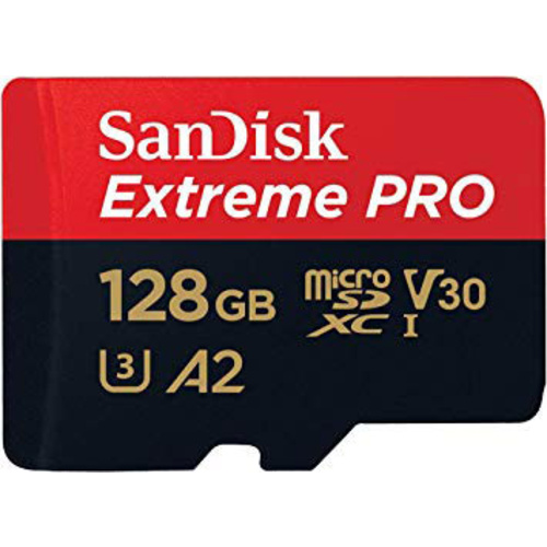 SanDisk Extreme Pro® microSDXC-Karte 128 GB Class 10, UHS-I, UHS-Class 3, v30 Video Speed Class A2-
