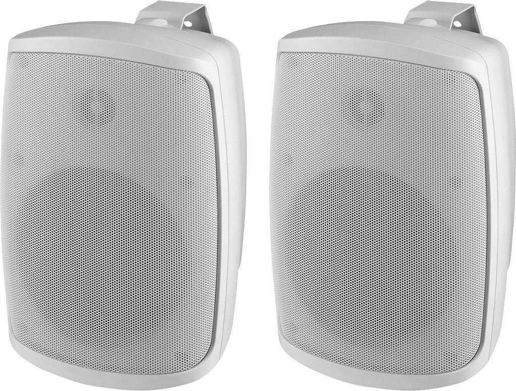 Monacor WALL-06T/WS ELA-Wandlautsprecher 4W Weiß 1St.