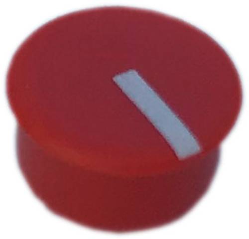 PSP C100-6 Abdeckkappe Rot, Weiß Passend für (Serie-Knöpfe) Rundknopf 10mm