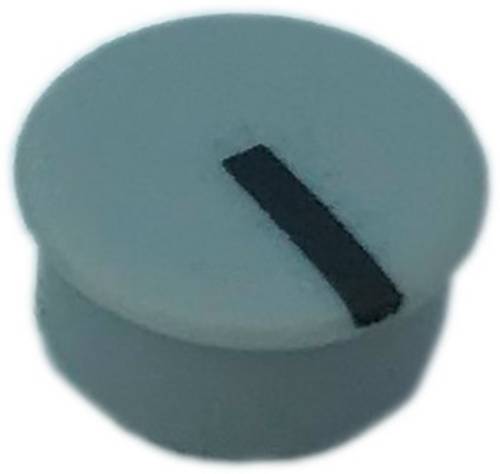 PSP C100-3 Abdeckkappe Hellgrau, Schwarz Passend für Rundknopf 10mm