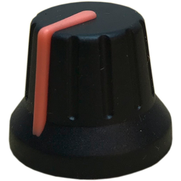 PSP 49009-OR 49009-OR Tête de bouton rotatif avec pointeur noir, orange (Ø x H) 18.8 mm x 15.24 mm