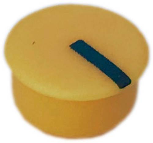 PSP C110-5 Abdeckkappe Beige, Schwarz Passend für Rundknopf 11mm