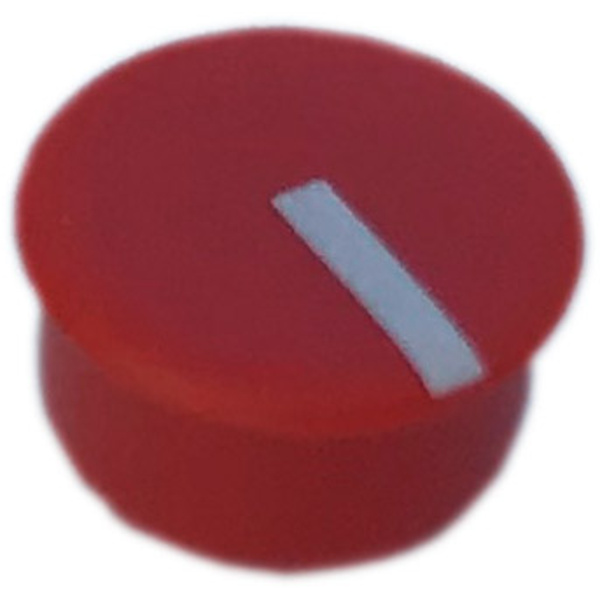 PSP C130-6 Abdeckkappe Rot, Weiß Passend für (Serie-Knöpfe) Rundknopf 13mm