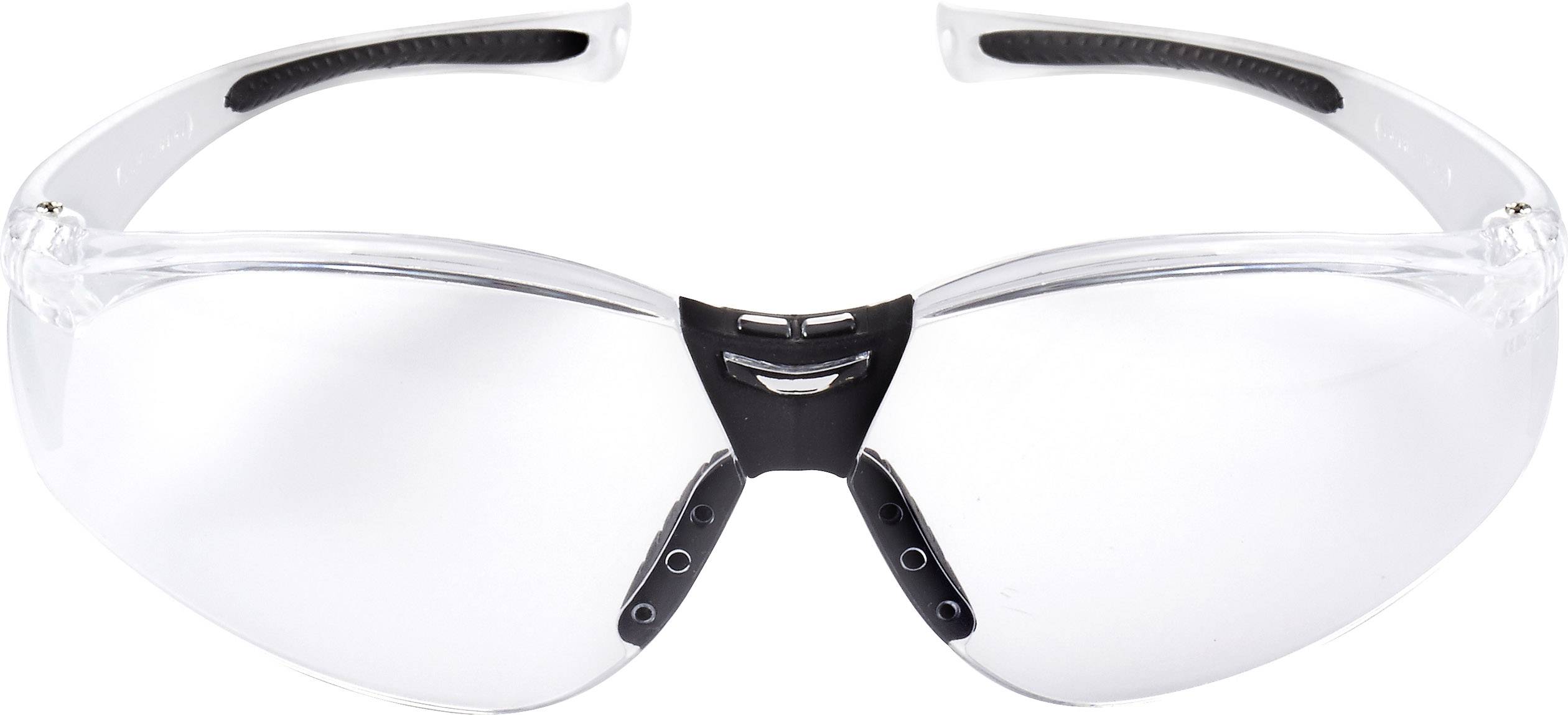 TOOLCRAFT TO-5343207 Schutzbrille Schwarz, Klar EN 166 DIN 166