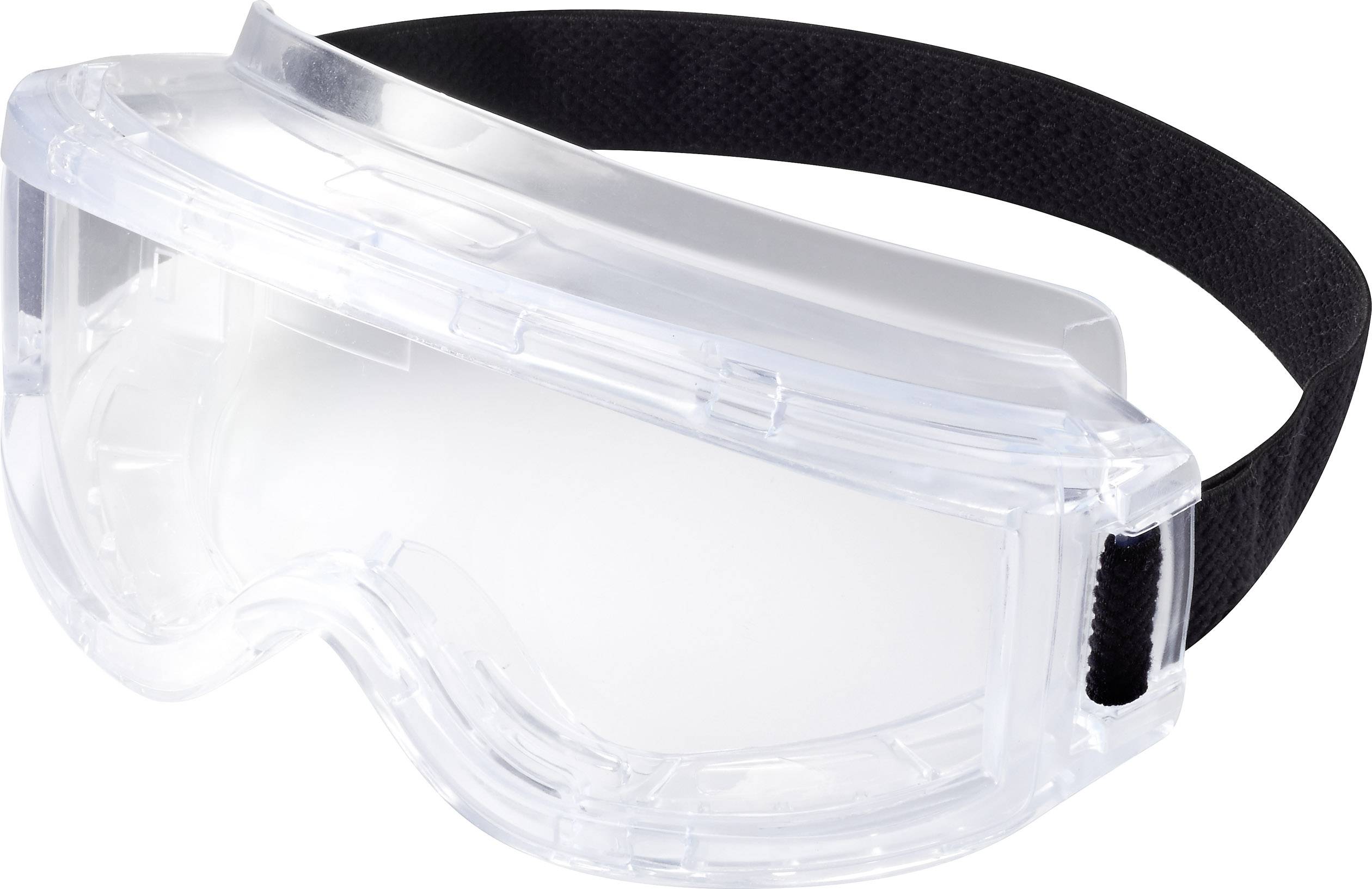 TOOLCRAFT TO-5343216 Vollsichtbrille inkl. Kopfhalterung Klar EN 166 DIN 166