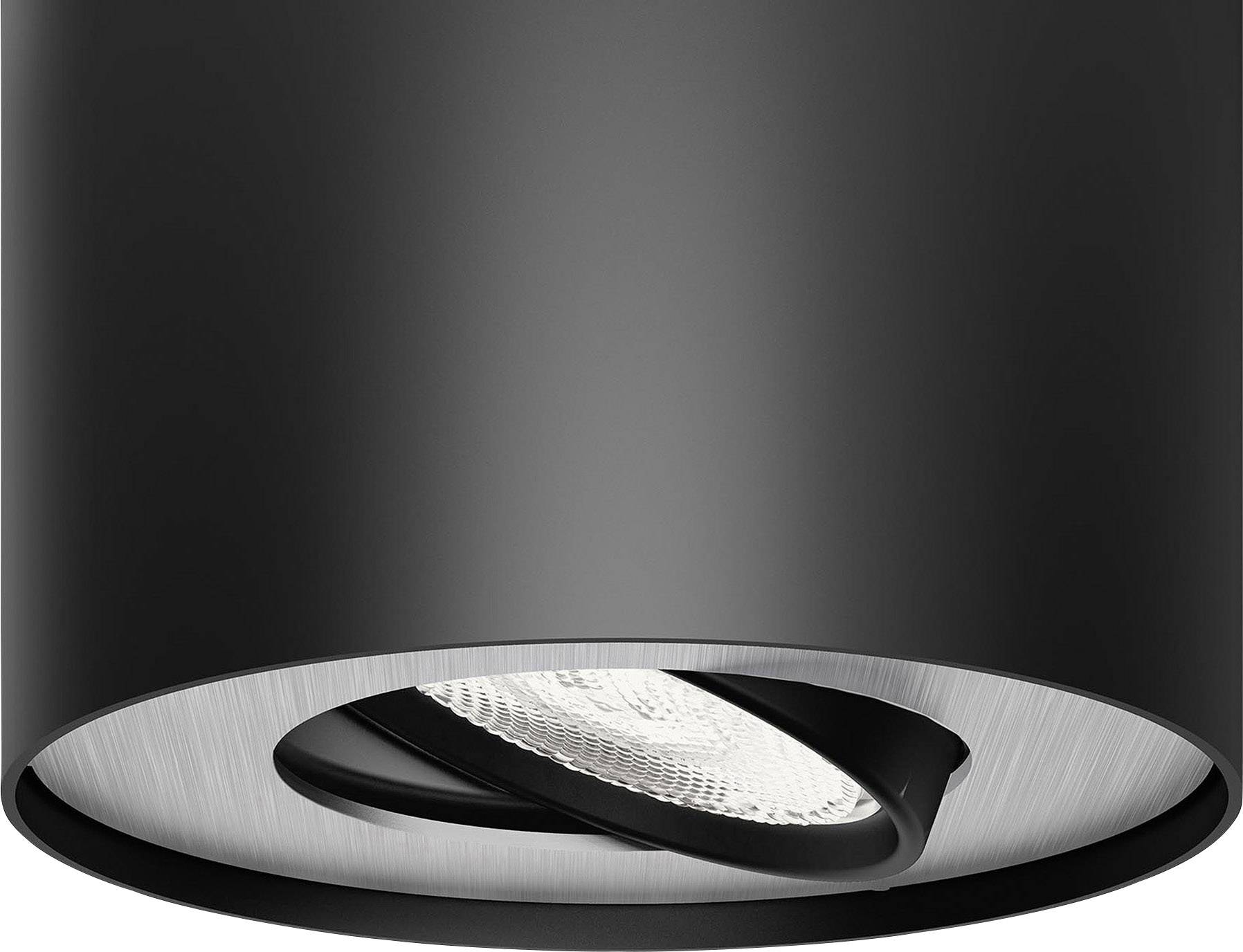 Philips LED Phase Aufbauleuchte LED LED fest eingebaut 4.5W Warmweiß Schwarz