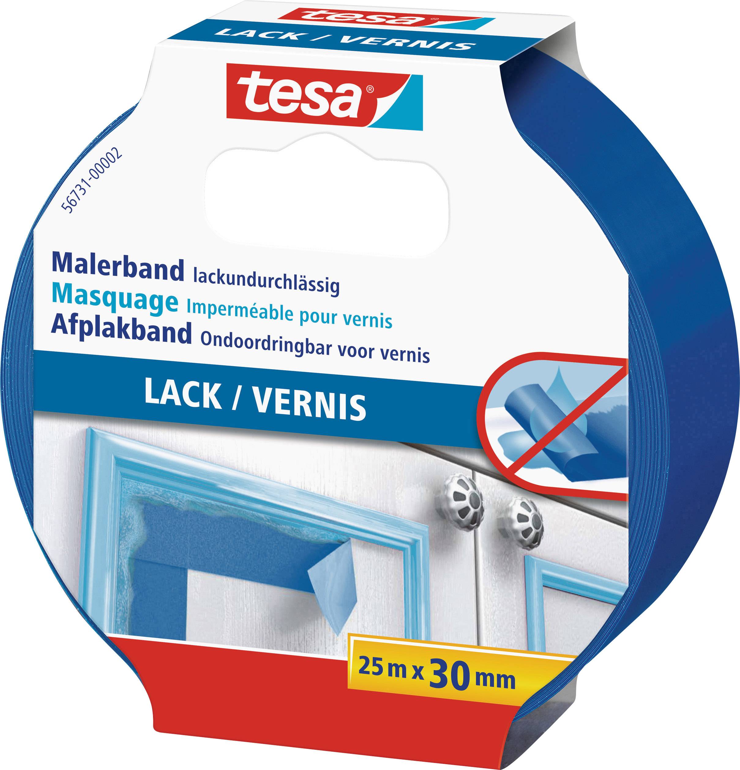 tesa LACK 56731-00002-02 Abdeckband Blau (L x B) 25 m x 30 mm 1 St.