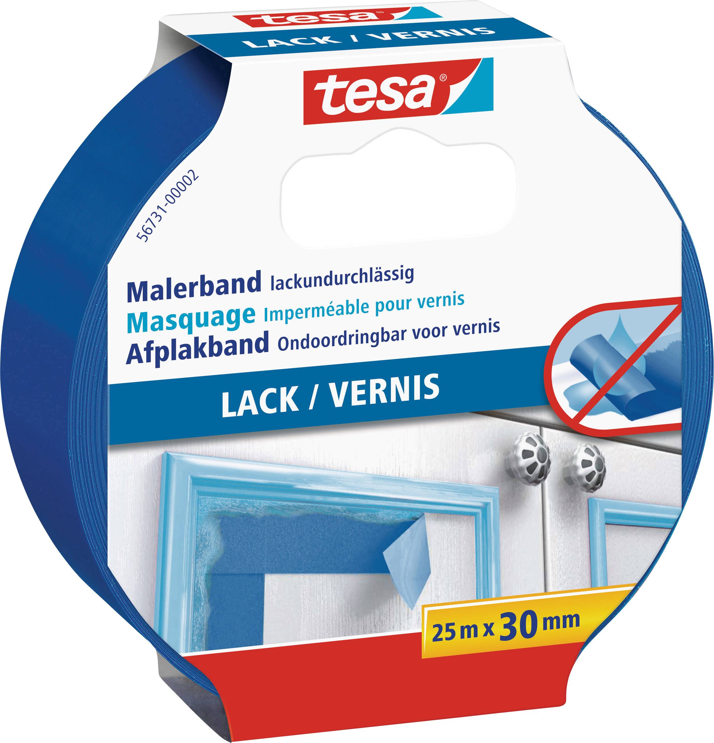 tesa LACK 56731-00002-02 Abdeckband Blau (L x B) 25 m x 30 mm 1 St.
