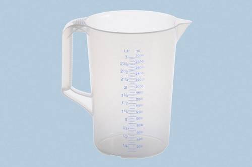 Hünersdorff 938000 Messbecher 3000 ml Kunststoff