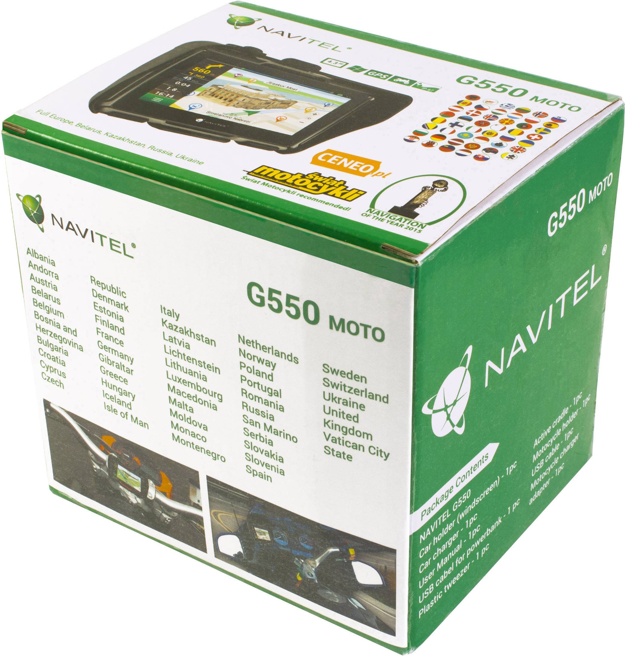 NAVITEL G550 Navi 10.92cm 4.3 Zoll Europa