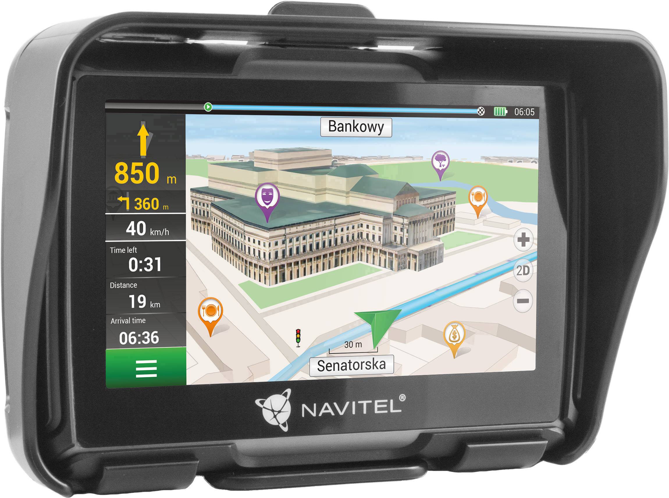 NAVITEL G550 Navi 10.92cm 4.3 Zoll Europa
