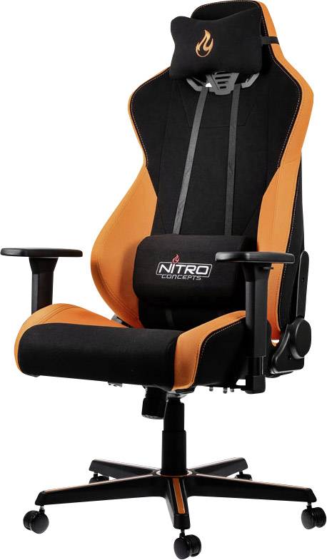Nitro Concepts S300 Horizon Orange Gaming-Stuhl Schwarz, Orange