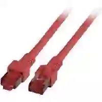 EFB Elektronik K5512.3 RJ45 Netzwerkkabel, Patchkabel CAT 6 S/FTP 3.00 m Rot Flammwidrig, Halogenfrei, mit Rastnasenschutz, vergoldete EFB Elektronik K5512.3 RJ45 Netzwerkkabel, Patchkabel CAT 6 S/FTP 3.00 m Rot Flammwidrig, Halogenfrei, mit Rastnasenschutz, vergoldete