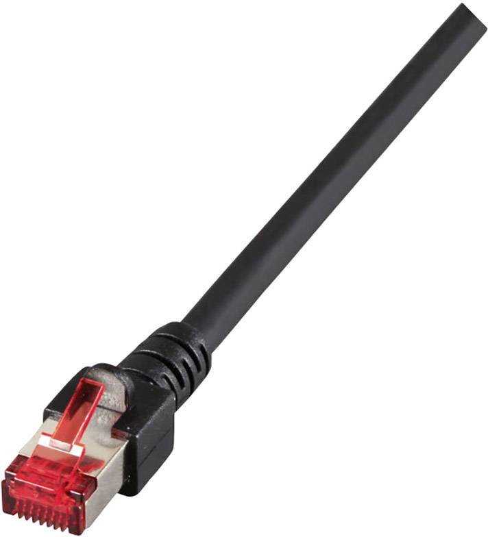 RJ45 Patchkabel Cat.6 S/FTP LSZH -- schwarz 30m Kupferverkabelung