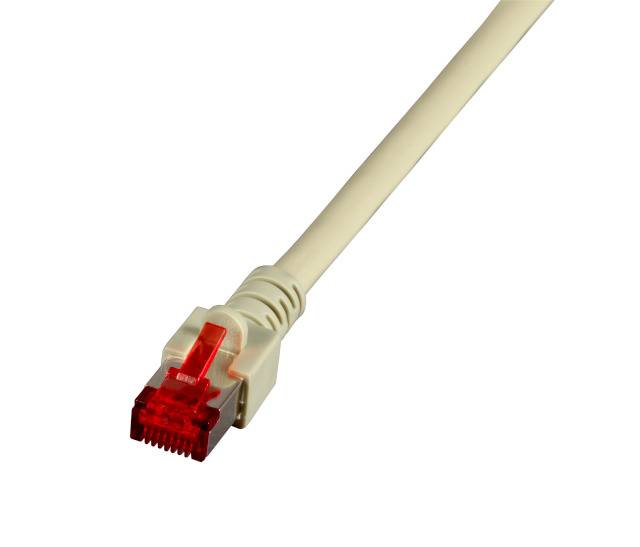 RJ45 Patchkabel Cat.6 S/FTP LSZH -- grau 40m Kupferverkabelung